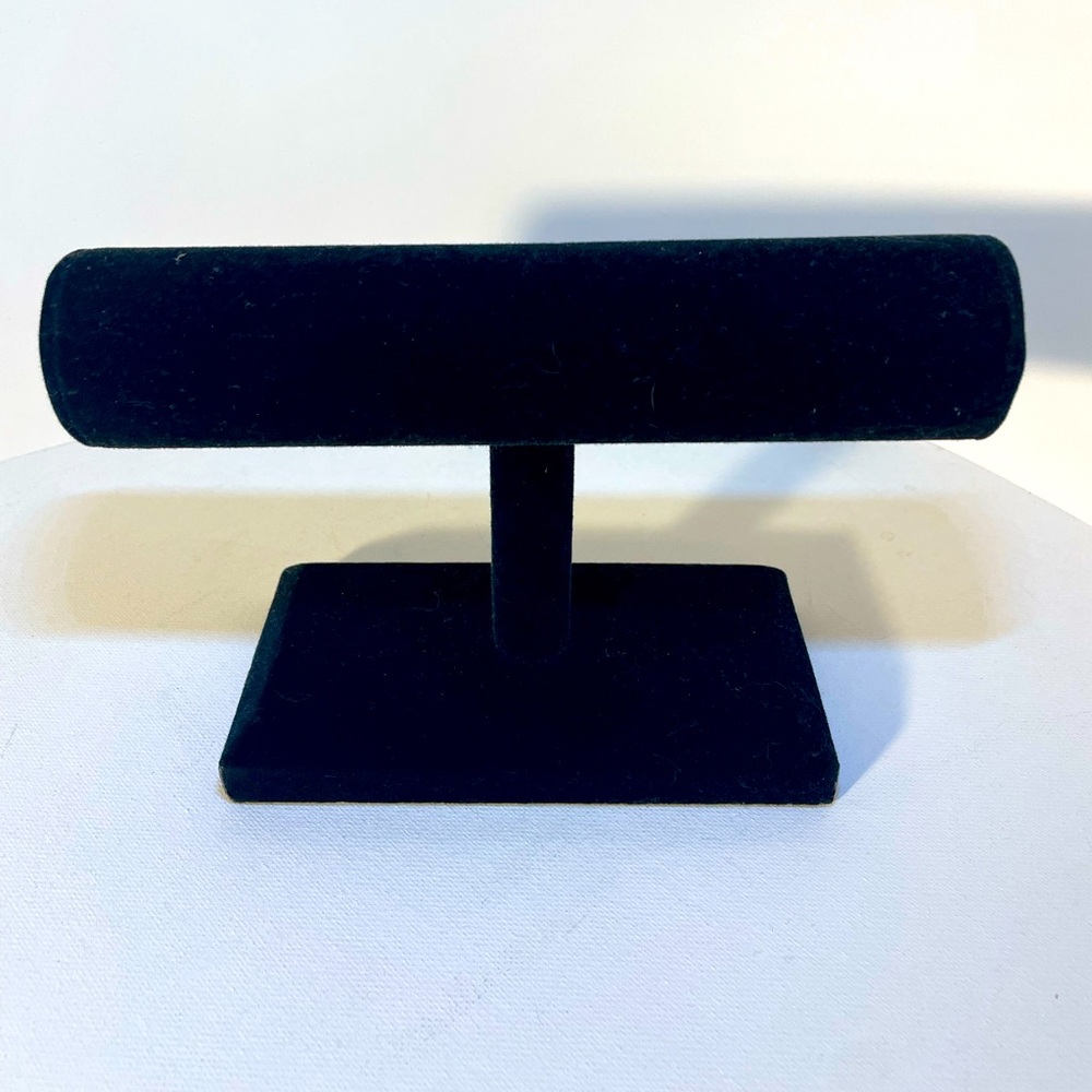 Black Velvet Jewelry Display Stand